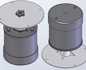 Slip ring with round flange