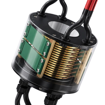 5 Gbps Ethernet Slip Ring with wire brushes