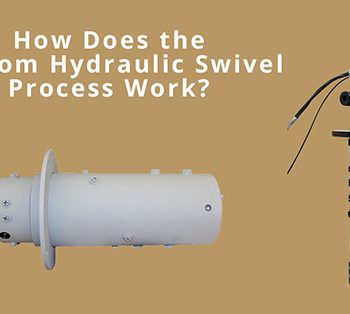 How does the hydraulic swivel process work