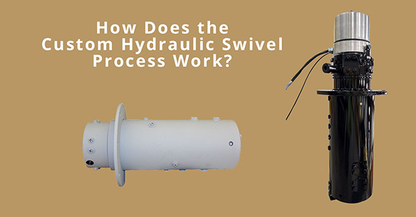 How does the hydraulic swivel process work