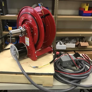 cable reel with alpha slip ring