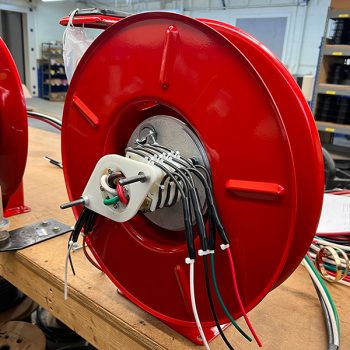 hose reels with slip rings