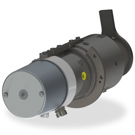 semi-integrated slip ring plus rotary union